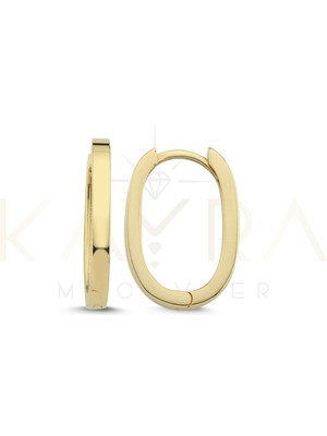 Kayra Mücevher Altın Halka Küpe AHK54