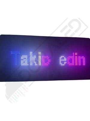 Bluetooth Lu Telefon Kontrollü S3264 Flexible Matrix LED Ekran 5V (390*187MM)