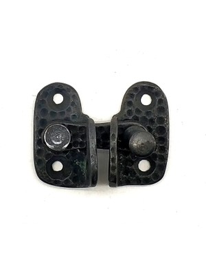 Fırsatkolik Antika Tarz Dekoratif Pirinç Mini Kapak Mandalı - 40X45 Mm, Oksit