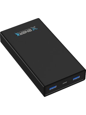 Enerx ENR-P20T 20.000 mAh 22.5 Watt Powerbank Siyah