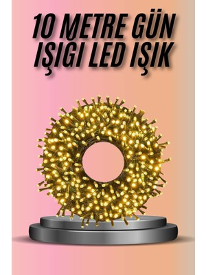Marsilyan Dekoratif Aydınlatma Ampüllü 10 Metre Gün Işığı Şerit LED