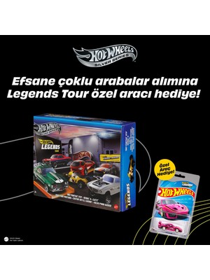 Hot Wheels Efsane Temalı Çoklu Arabalar Alana Legends Tour Promo Car Hediyeli