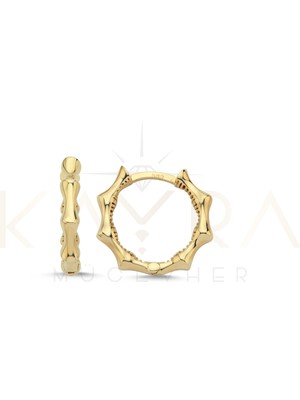 Kayra Mücevher Altın Halka Küpe AHK82