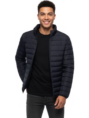 Only & Sons Only&Sons Brody Quilt Erkek Lacivert Dik Yaka Ceket