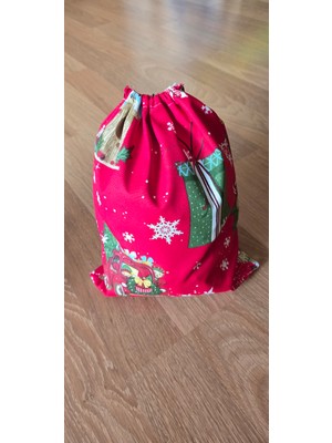 Yılbaşı Temalı Hediye Kesesi – Yeni Yıl Hediyelik Kese (Tekli)