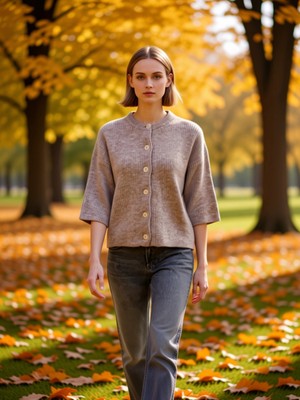 Benerly Kadın Geniş Kalıp Yumuşak Dokulu Kısa Kol Triko Hırka Günlük Kombinlerin Vazgeçilmezi Spor