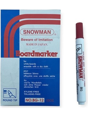 Esmo Snowman Kırmızı Tahta Kalemi