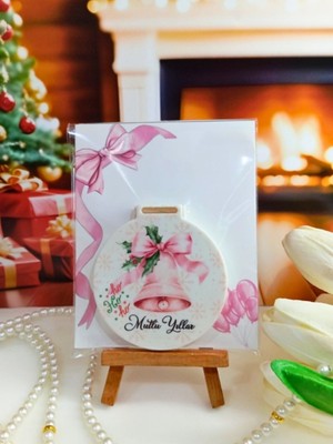 Empressco 10 Adet Yılbaşı Temalı Pleksi Yuvarlak Cep Aynası Seti