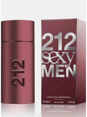 Carolina Herrera 212 Sexy Men Edt 100 ml Erkek Parfüm Renkli Sprey Özelliği ile Şık Kullanım