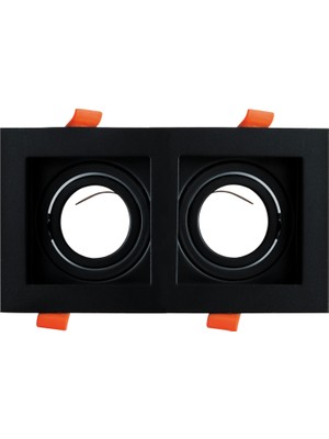 Cata CT-5019 Pars 2li Siyah Spot(Boş Kasa) Cata