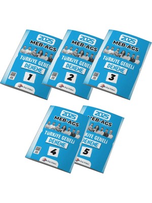 Dizgi Kitap Meb-Ags Tüm Dersler Türkiye Geneli 5 Deneme Çözümlü