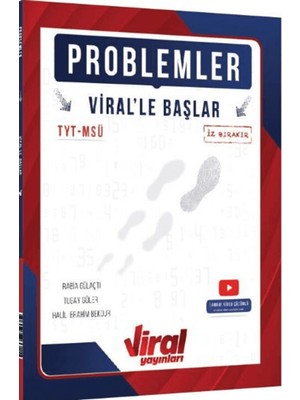 Viral Yayınları TYT Problemler Soru Bankası 128 Sayfa Ciltsiz Kitap Rabia Gülaçtı Yazarlı