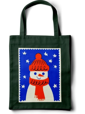 INKD Gabardin Bez Çanta – Kardan Adam Tasarım - 35X40 - Tote Bag