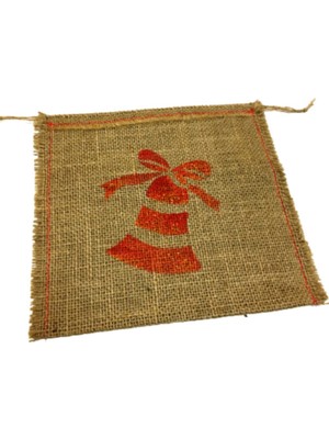 Empressco Yılbaşı Temalı Hediye Paketi Torbası, Kırmızı, Şık ve Kullanışlı