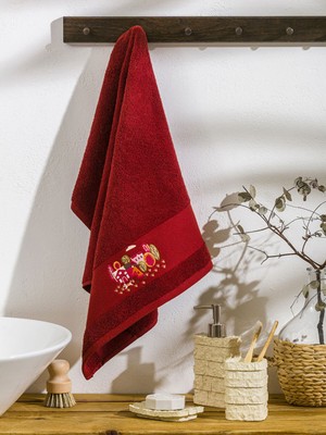 Lc Waikiki Yeni Sezon Nakışlı Pamuklu Yüz Havlusu 50X80 cm