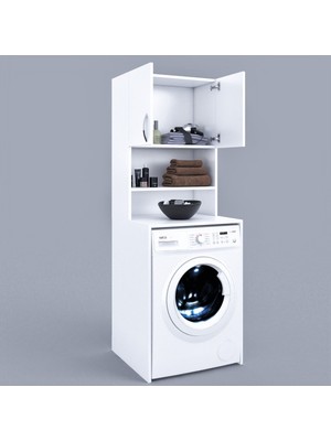 Çamaşır Makınası Dolabı Mdf
