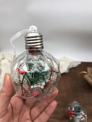 Empressco Yeşil Özel Tasarım Yılbaşı Topu, 1 Adet, Yeni Yıl Dekorasyonu