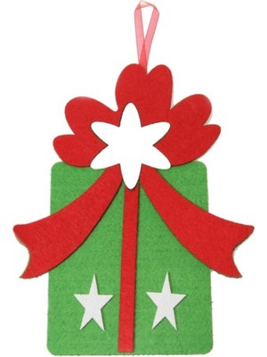 Empressco Renkli Keçe Hediye Kutusu, Yılbaşı Dekorasyonu Için Şık ve Sevimli Tasarım