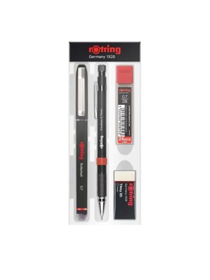 Rotring Ofis Seti Visumax Versatil Kalem 07MM+ Roller Kalem Siyah