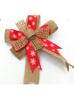 Empressco Renkli Yılbaşı Süsü, Çok Amaçlı Çiçek ve Fiyonk, Dekoratif ve Şık Tasarım