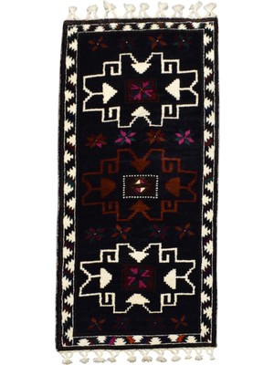 Kilim Antik El Dokuma Şavak Yolluk Yün Halı 0405 - Yeni - Çok Renkli