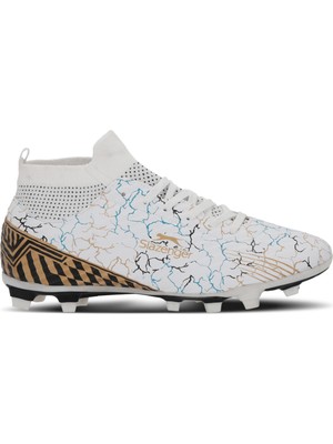 Slazenger Corner Erkek Halı Saha Beyaz / Mavi Futbol Ayakkabısı