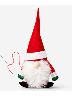 Empressco Kendin Yap Çok Renkli Kırmızı Elf Dekorasyonu, Eğlenceli ve Renkli Ev Süsü