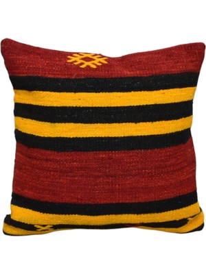 Kilim Antik El Dokuma Dekoratif Kilim Kırlent Yastık Kılıfı 0938 - Yeni - Çok Renkli