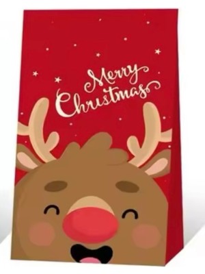 Empressco Geyik Desenli Kırmızı Yılbaşı Hediye Paketi, Sevinç ve Sıcaklık Dolu Anlar