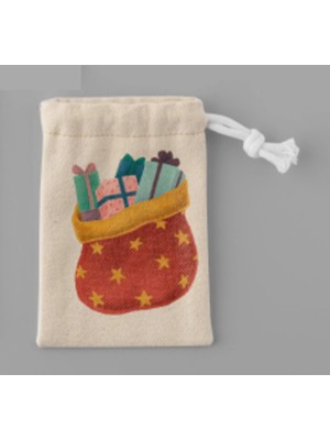 Empressco Yılbaşı Temalı Renkli Baskılı Hediye Kesesi, Kutlama Için Şık ve Renkli Seçenek