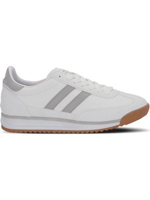 Slazenger Oklahoma Kadın  Beyaz / Gri Günlük Spor Ayakkabısı