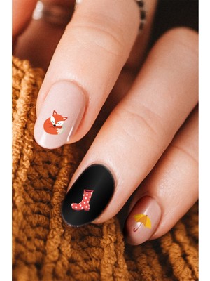Artikel Karışık Şekiller Tırnak Dövmesi, Tırnak Tattoo, Nail Art, Tırnak Sticker