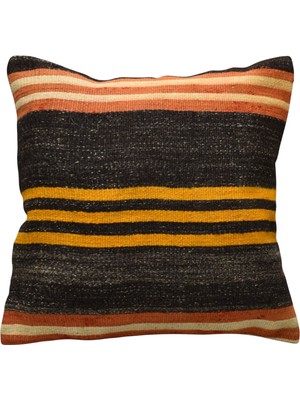Kilim Antik El Dokuma Dekoratif Kilim Kırlent Yastık Kılıfı 0837 - Yeni - Çok Renkli