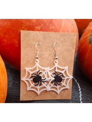 Kanem3D Ağ Üzerinde Örümcek Küpeler