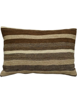 Kilim Antik El Dokuma Kilim Kırlent Yastık Kılıfı 0360 - Yeni - Çok Renkli