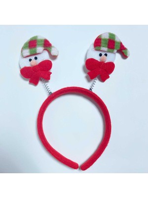 Empressco Çok Renkli Kardan Adam Taç, Eğlenceli ve Renkli Kış Dekoru