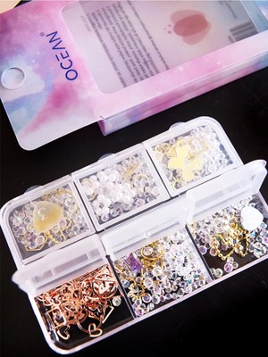 Artikel Tırnak Süsleme ve Makyaj Taşı, Kolay Uygulanabilir, Nail Art Tırnak Süsleme ve Makyaj Taş Set