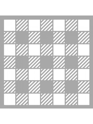 Artikel Pötikare Desen Stencil Tasarımı 30 x 30 cm