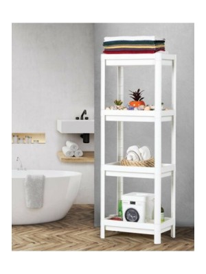 Beyaz Dikdörtgen Raf Ünitesi Plastik (4940)