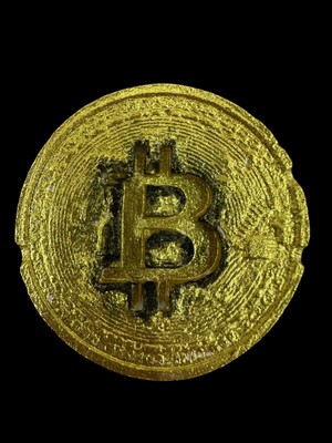 Empressco 5 cm Bitcoin Para Magnet ve Buzdolabı Süsü Seti, Hediyelik Paketli, Şık Tasarım