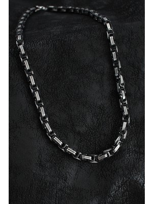 Eco Port 316L Çelik Kral Zincir Model Gümüş Renk Erkek Kolye