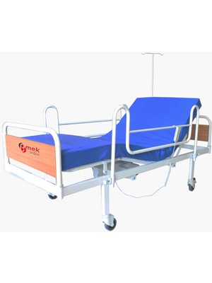 Emek Sağlık 2 Motorlu Hasta Karyolası 90x190 cm Ergonomik Tasarım ile Konforlu Kullanım