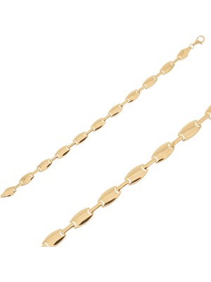 Hakan Mücevherat Geometrik Tasarım 14 Ayar Altın Bileklik