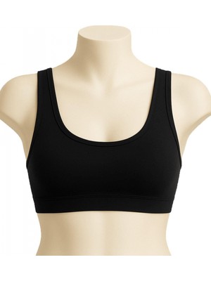 Marsilyan Siyah Mı Emay 1817 6'lı Pedli Sporcu Sütyen