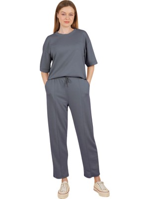 OS Trend Kadın Eşofman Takımı Rahat Kalıp | Kısa Kollu Kadın Eşofman Takımı |