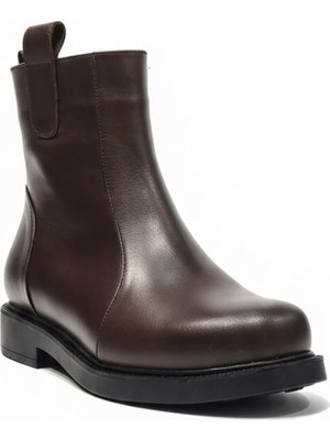 Ustalar Ayakkabı Kahverengi Kadın Hakiki Deri Bot 715.1779