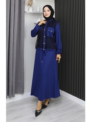 Çıtçıt Detaylı Penye Takım 25003-04 Lacivert