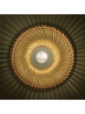 Mylamp Bambu Işık Sarmalı Aplik 40X17 cm