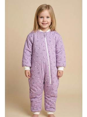 Zeyland Unisex Çocuk Elyaf Dolgulu Uyku Tulumu  - Lila
