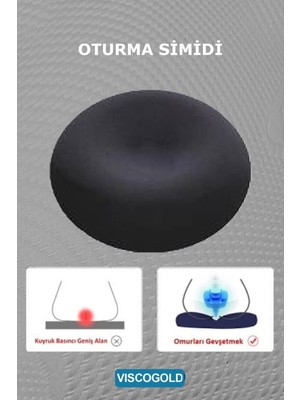 Konforlu Ortopedik Oturma Simidi, Rahat Koltuk Minderi, Destekleyici Yastık